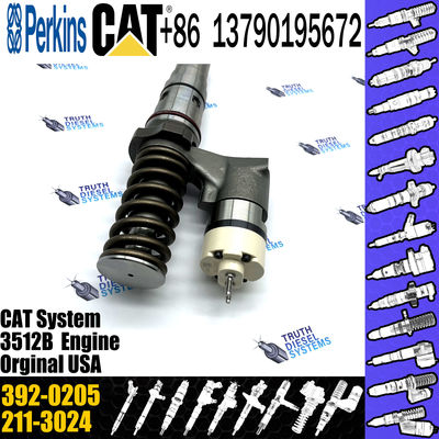 Diesel Fuel Injector 386-1752 386-1766 392-0205 FOR Caterpillar Engine 3508B/3512B/3516B