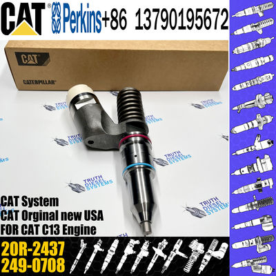 Excavator parts common rail injector 249-0705  20R-2437 249-0708 212-3462 1OR-2977	10R-0961 for C13 diesel engines