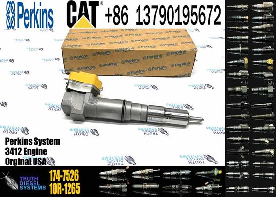 Fuel Injector 174-7526 For Caterpillar CAT Engine 3408E 3412 Truck AD45 AD40 AE40 69D 769D Tractor 651E