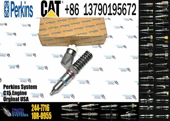 Factory supply 244-7716 249-0709 10R-1273 common rail injector 2447716 2490709 10R1273 diesel fuel injector for excavator