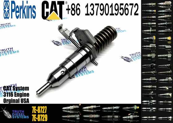 3114 3116 Engine Diesel Fuel Injector 7E-8727 7E8727 0R-3002 for Caterpillar Excavator 205B 213B 214B 224B E110B E240B E240C