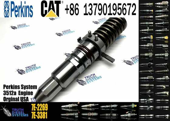 Diesel Engine Injector7W-2269 7C-4174 7E-3384 7C-9577 7E-8836 7E-3382 9Y-1785 7C-4184For Caterpillar C3512A Common Rail