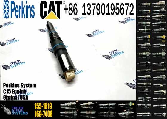 Excavator Spare Parts 222-5966 191-3005 155-1819 Diesel Fuel Injector 2225966 1913005 1551819 for CAT Excavator 3126B Engine