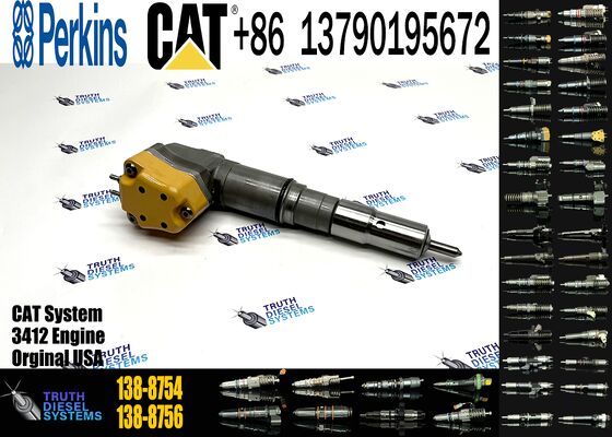 YS Fuel Injector 104-3377 174-7526 111-7916 138-8754 0R-8624 for 3408E 3412E Engine 769D 773D 775D 631E 633E 637E 651E 657E 6