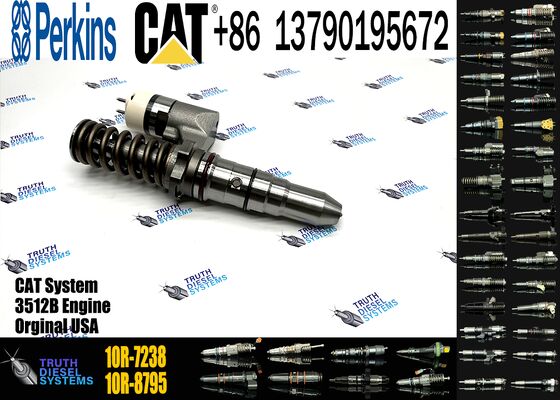 AUTOJIA 3508C 3512C High Quality Injector Excavator Engine Injectors 246-1854 10R-7238