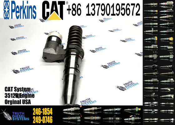AUTOJIA 3508C 3512C High Quality Injector Excavator Engine Injectors 246-1854 10R-7238