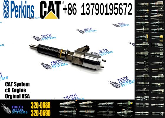 320-0688 Common Rail Diesel Engine Spare Parts Injector 2645A747 10R-7939 320-0688 for C-aterpillar 320d for Perkins C6.6