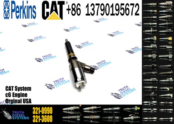 New Diesel Common Rail Fuel Injector 321-0990 3210990 for C6.6 Engine in Stock
