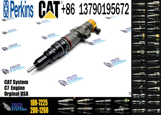 China Made New Fuel Injector 10R-7225 10R7225 for Diesel C7 Engine 324D 325D 326D 328D 329D Excavator