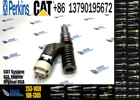 C11 C-aterpillar Excavator Diesel Engine Parts New Fuel Injector 10R-1305 249-0708 10R-3147 253-1459