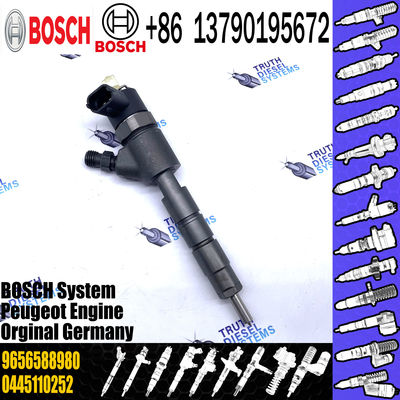 Fuel Injector 0445 110 252 0445110252 0986435143 Diesel Injection 1980K2 96565889 9656588980 0 445 110 252