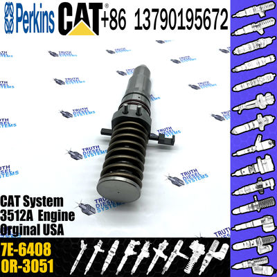 Fuel injector common rail parts injector 7E-6408 for CAT 3512A 3508 3512 3516