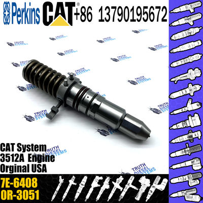 Fuel injector common rail parts injector 7E-6408 for CAT 3512A 3508 3512 3516