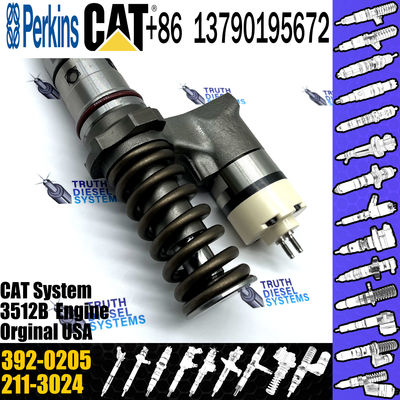 Diesel Fuel Injector 386-1752 386-1766 392-0205 FOR Caterpillar Engine 3508B/3512B/3516B