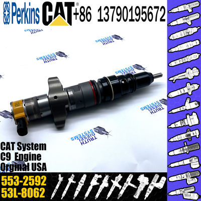 553-2592 Common Rail Fuel Injector 557-7633 387-9433 For Caterpillar C9 Excavator