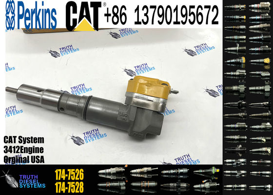 Top quality 3412 injector 20R0758 common rail fuel injector 1747526 174-7526