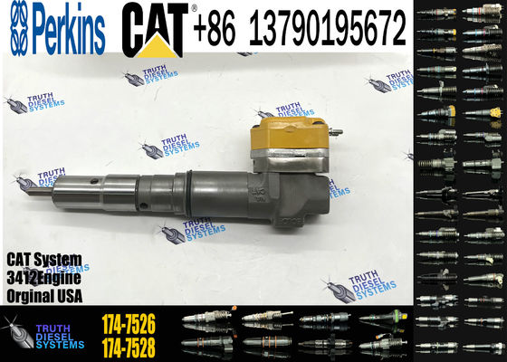Top quality 3412 injector 20R0758 common rail fuel injector 1747526 174-7526
