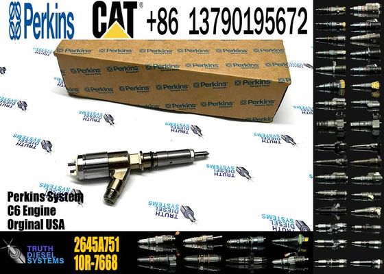 Common Rail Diesel Fuel Injector 2645A751 3200655 320-0655 For Excavator C6.6 C6.4 C4.4 Engine 320D