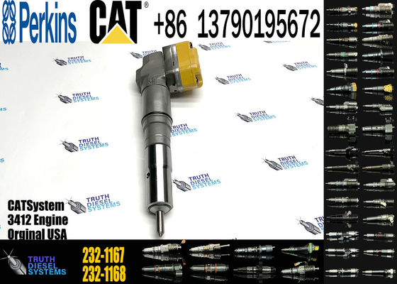 Excavator Engine parts Fule Injetor232-1167 20R-5392 173-4059 198-6877 10R1262 232-1170 for 3412E 3408 Fuel Injector
