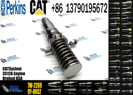 7E-6408 Common Rail Fuel Injector for Caterpillar 3508 3512 3516 7W-2269 Injection Assembly 7E6408 7W2269