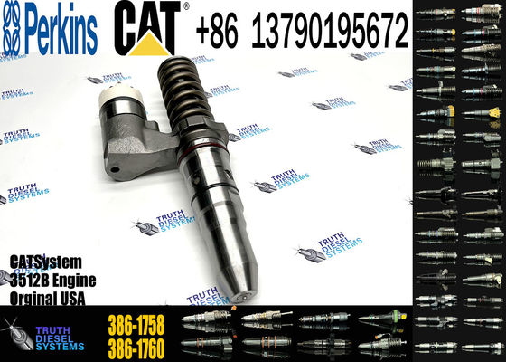 High quality Engine Parts 386-1758 Fuel Injector For Cat 994G 854G 3508B 3512B Engine Injector 392-0206 20R1270