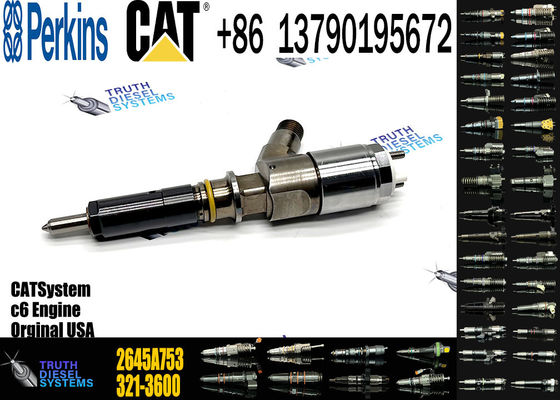 Common Rail Fuel Injector 320-0655 2645A751 3200655 10R-7674 for Excavator E320D C6.6 EngineCommon Rail Fuel Injector 320-0655 2645A751 3200655 10R-7674 for Excavator E320D C6.6 Engine