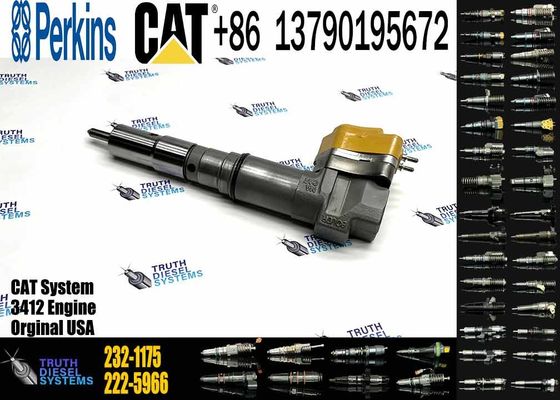 Excavator Engine Parts Fule Injetor 169-7408 174-7527 222-5967 20R-0760 232-1175 173-9272 For 3412E 3408 Fuel Injector