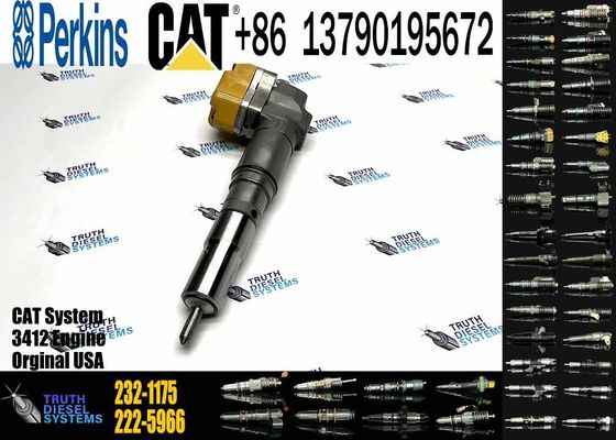 Excavator Engine Parts Fule Injetor 169-7408 174-7527 222-5967 20R-0760 232-1175 173-9272 For 3412E 3408 Fuel Injector