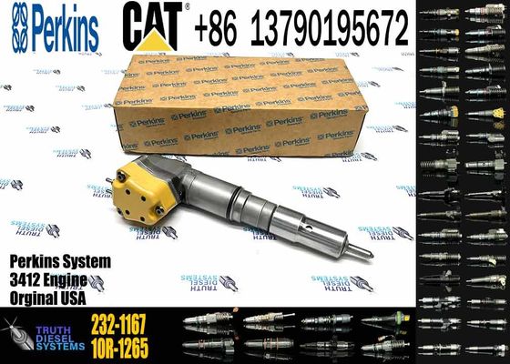 3412E Fuel Injector 232-1167 2321167 1986877 1535938 1747527 for TRUCK 771D 775D TRACTOR 631E 651E 657E