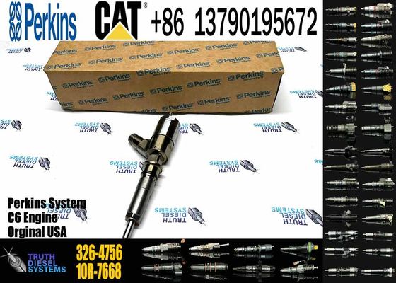 New 326-4756 326-4700 3264700 10R-7675 10R7675 Diesel Fuel Injector for Caterpillar for CAT C6 C6.4 320D 321D 312D 313D 323D New
