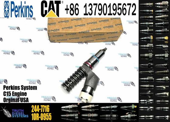 Factory supply 244-7716 249-0709 10R-1273 common rail injector 2447716 2490709 10R1273 diesel fuel injector for excavator