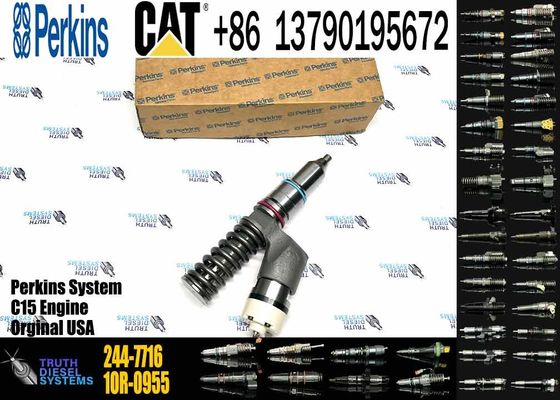 Factory supply 244-7716 249-0709 10R-1273 common rail injector 2447716 2490709 10R1273 diesel fuel injector for excavator