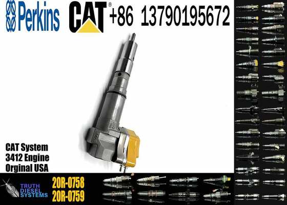 174-7526 1747526 Diesel Fuel Injector for Caterpillar CAT 3412E Engine 20R-0758 Injection Valves