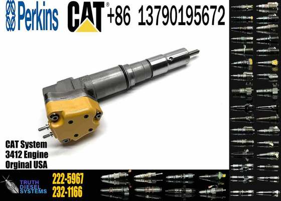 Excavator Engine Parts Fule Injetor 169-7408 174-7527 222-5967 20R-0760 232-1175 173-9272 for 3412E 3408 Fuel Injector