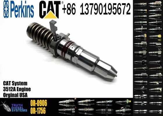 4P-9075 4P9075 Common Rail Fuel Injector for CAT 3512 3516 3508 0R-3051 0R-0906 Diesel Injection Valves