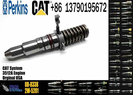 Diesel Fuel Injectors 0R-8338 111-3718 For Caterpillar 3508 3512 3516 Engine