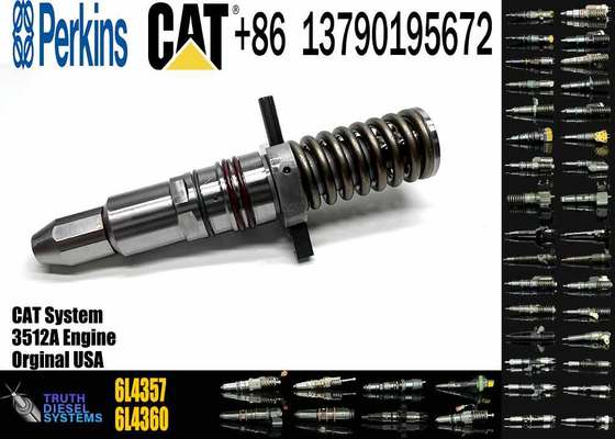 Common Rail Injector Assy Injector 6l-4357 0R-1759 Engine Components 6l4357 0R1759 for C3500 Engine