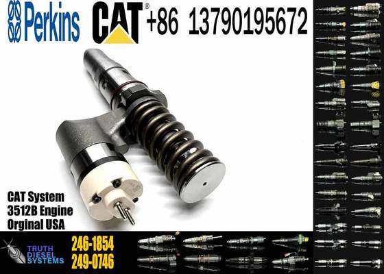 246-1854 2461854 Diesel Fuel Injector for Caterpillar CAT 3508C 3512C 10R-7238 Common Rail Injection Valves