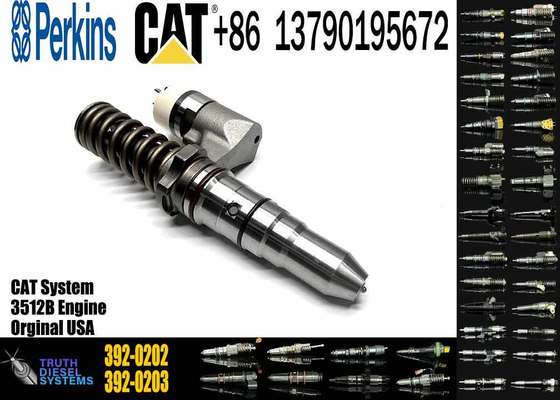 Excavator Parts 392-0202 Fuel Injector 3920202 20R-1266 20R1266 for CAT 793C 793D 3516B 3512B Series