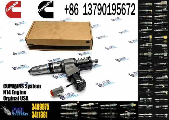 Common Rail Fuel Injector 3407776 3087807 3411385 341176 3409975 for Cummins QSN14 N14 Engine Excavator Parts