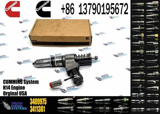 Common Rail Fuel Injector 3407776 3087807 3411385 341176 3409975 for Cummins QSN14 N14 Engine Excavator Parts