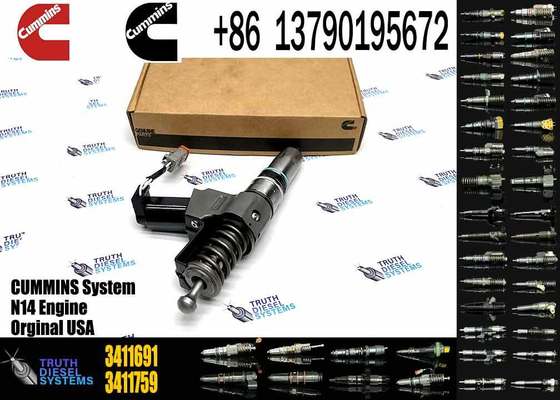 OEM N14 Engine Parts Common Rail Diesel Fuel Injector 3411760 3411691 3411765 3411766 For Cummins Engine Bulk Sale of Injectors