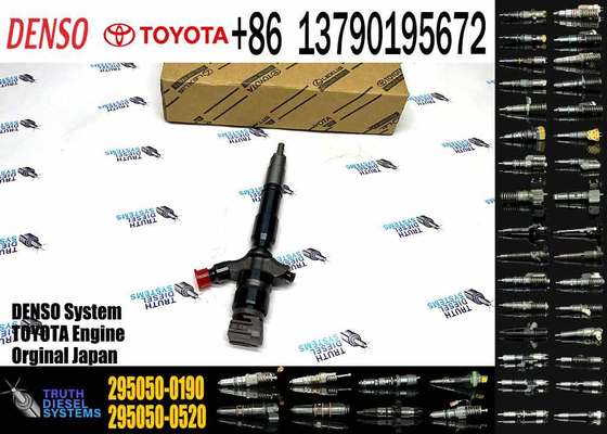 Common Rail Injector 295050-0190 2950500190 23670-01100 2367001100 for Toyota