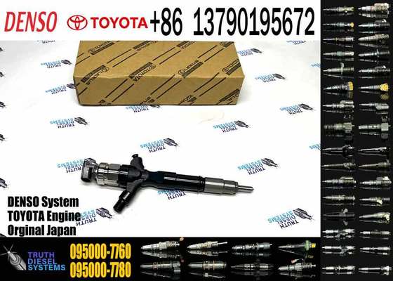 Common Rail Injector 23670-30300 095000-7760 Diesel Fuel Injector 23670-30300 23670-30240 for Toyota HIACE HILUX 2.5D