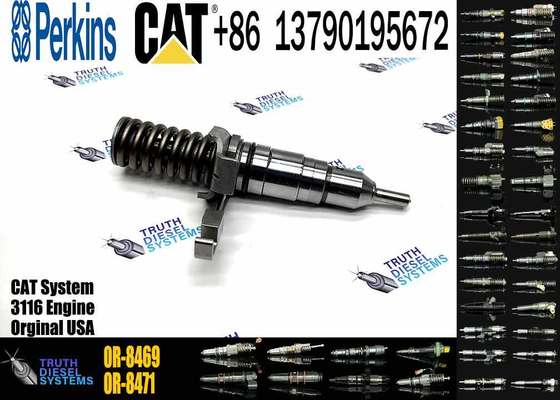 3116 Engine Diesel Common Rail Fuel Injector 0R-8469 0R8469 127-8225 1278225 for Caterpillar Excavator