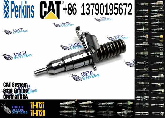 3114 3116 Engine Diesel Fuel Injector 7E-8727 7E8727 0R-3002 for Caterpillar Excavator 205B 213B 214B 224B E110B E240B E240C