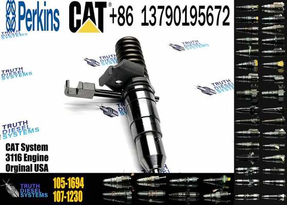 High Quality Common Rail Fuel Injector 102-7038 105-1694 107-1230 for Caterpillar Sprayer Excavator 3116