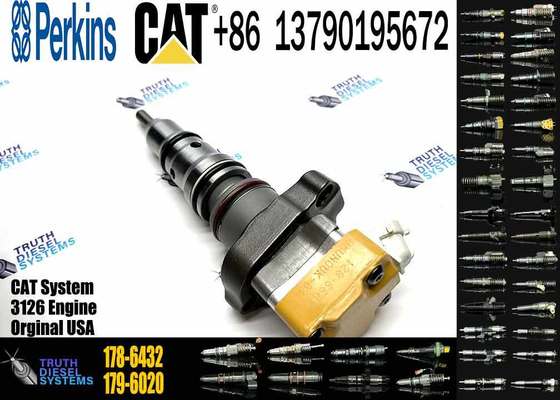 Diesel Fuel Injector for 3216 Excavator 3126E 3126B Common Rail Injector 178-6432 10R-9348 188-1320 10R-9237