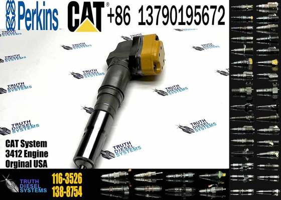 Diesel Engine Parts Fuel Injector 174-7526 1747526 174-7527 111-7916 59-0835 159-0836 for Excavator Loader 990 3408 3412 5110B 116-3526