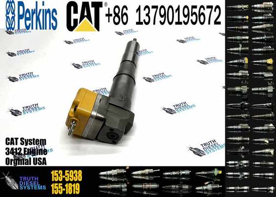 Diesel Fuel Injector 153-5938 232-1168 156-3895 204-2467 232-1167 173-4059 for Caterpillar CAT Engine 3412E 3412 Tractor